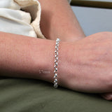 925 Sterling Silber – Belcher – Armbandkette