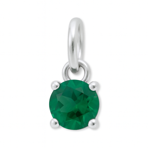 925 Sterling Silver | Emerald - May Birthstone Charm