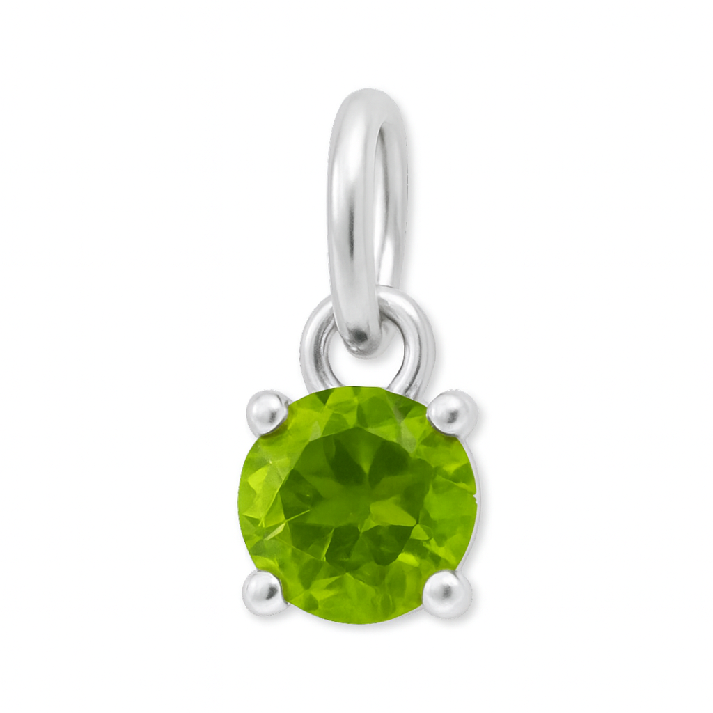 925 Sterling Silver | Peridot - August Birthstone Charm
