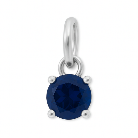 925 Sterling Silver | Sapphire - September Birthstone Charm