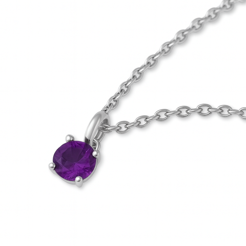 925 Sterling Silver | Amethyst - February Birthstone Bracelet
