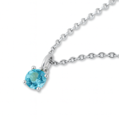 925 Sterling Silver | Aquamarine - March Birthstone Bracelet
