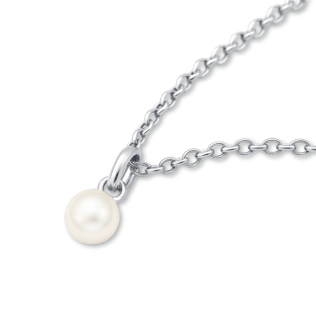 925 Sterling Silver | Pearl - June Birthstone Bracelet