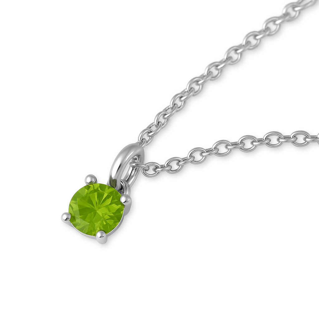 925 Sterling Silver | Peridot - August Birthstone Bracelet