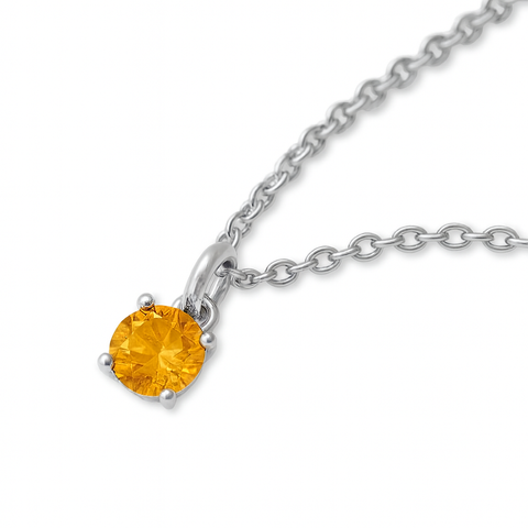 925 Sterling Silver | Citrine - November Birthstone Bracelet