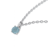 925 Sterling Silver | Blue Topaz- December Birthstone Bracelet