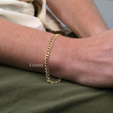 9ct Yellow Gold - Cuban Link - Chain Roll