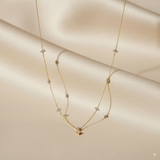 18ct Yellow Gold | 0.9ct GH/SI - Clover Diamond Necklace