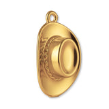 14ct Gold Plated - Akubra Hat Charm