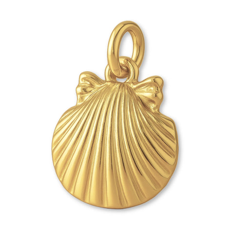 14ct Gold Plated - Cockle Beach Shell Charm