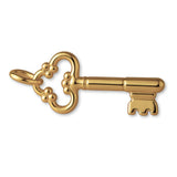 14ct Gold Plated - Clover Key Charm