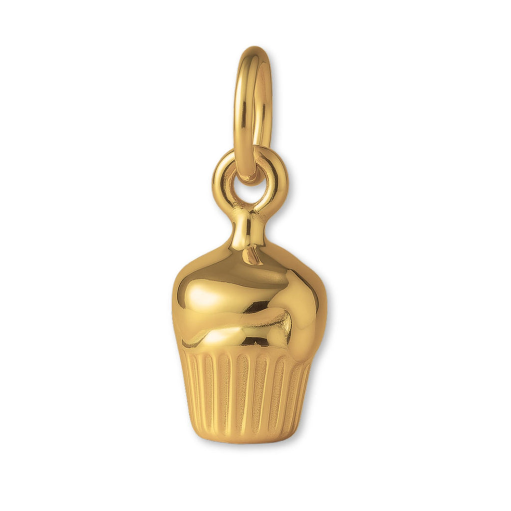 14ct Gold Plated - Mini Cupcake Charm