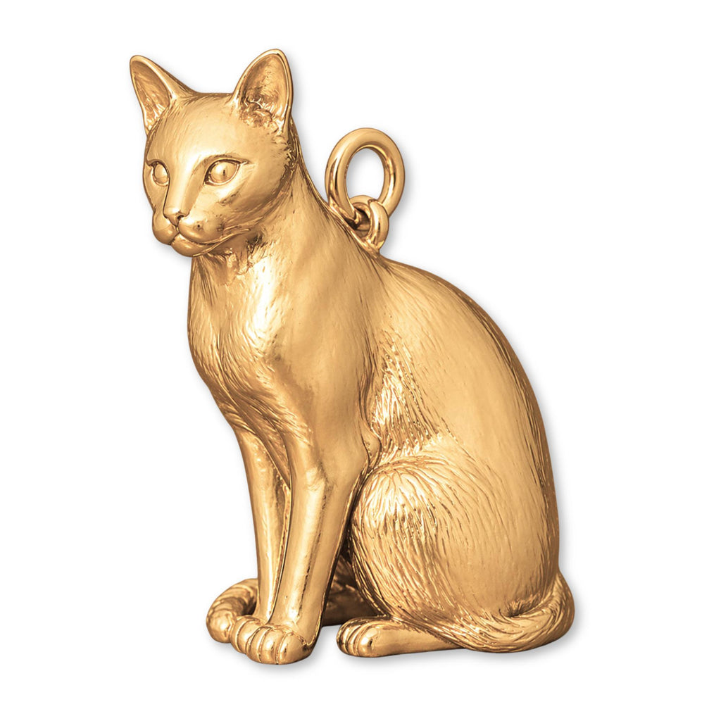 14ct Gold Plated - Bombay Cat Charm
