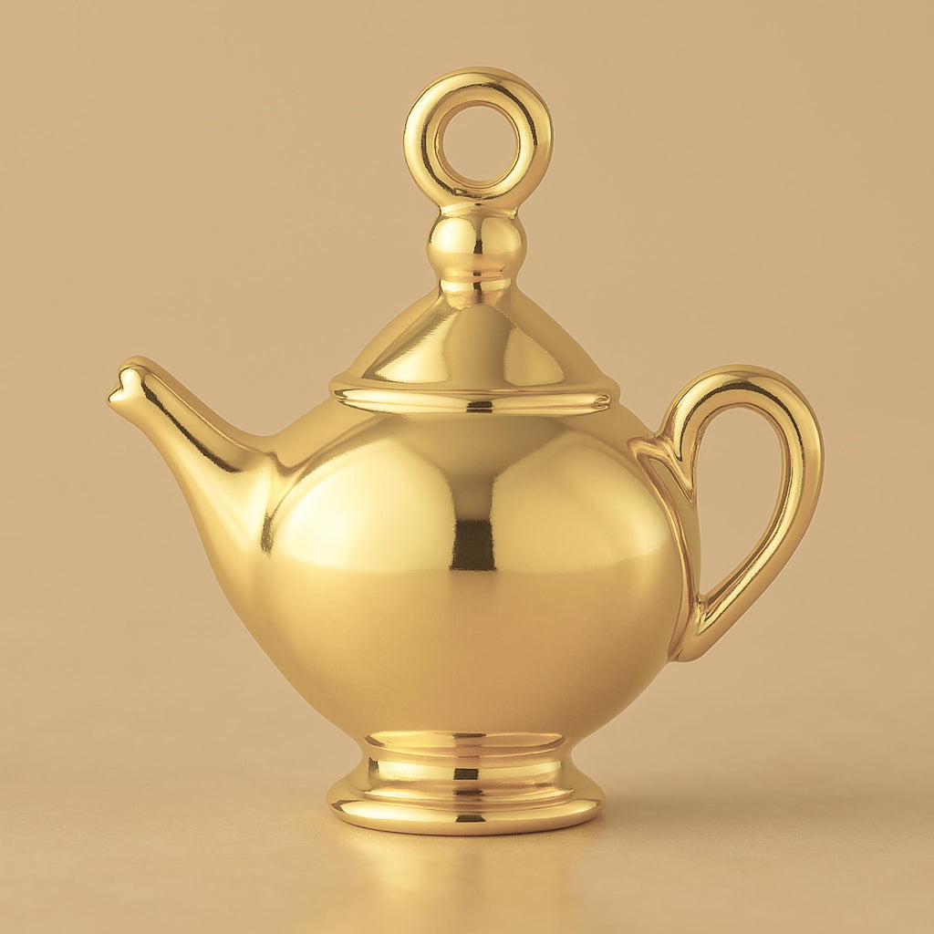 14ct Gold Plated - Classic Teapot Charm