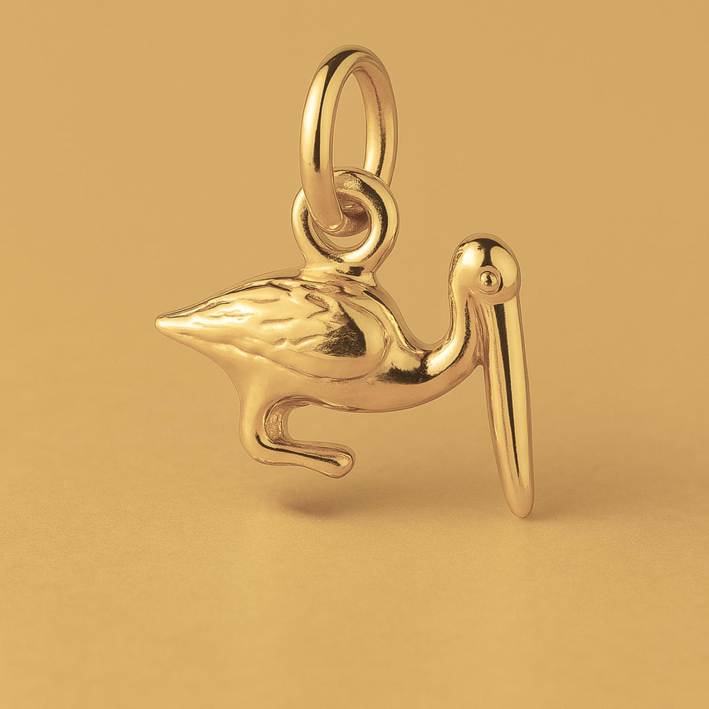 14ct Gold Plated - Beach Pelican Charm