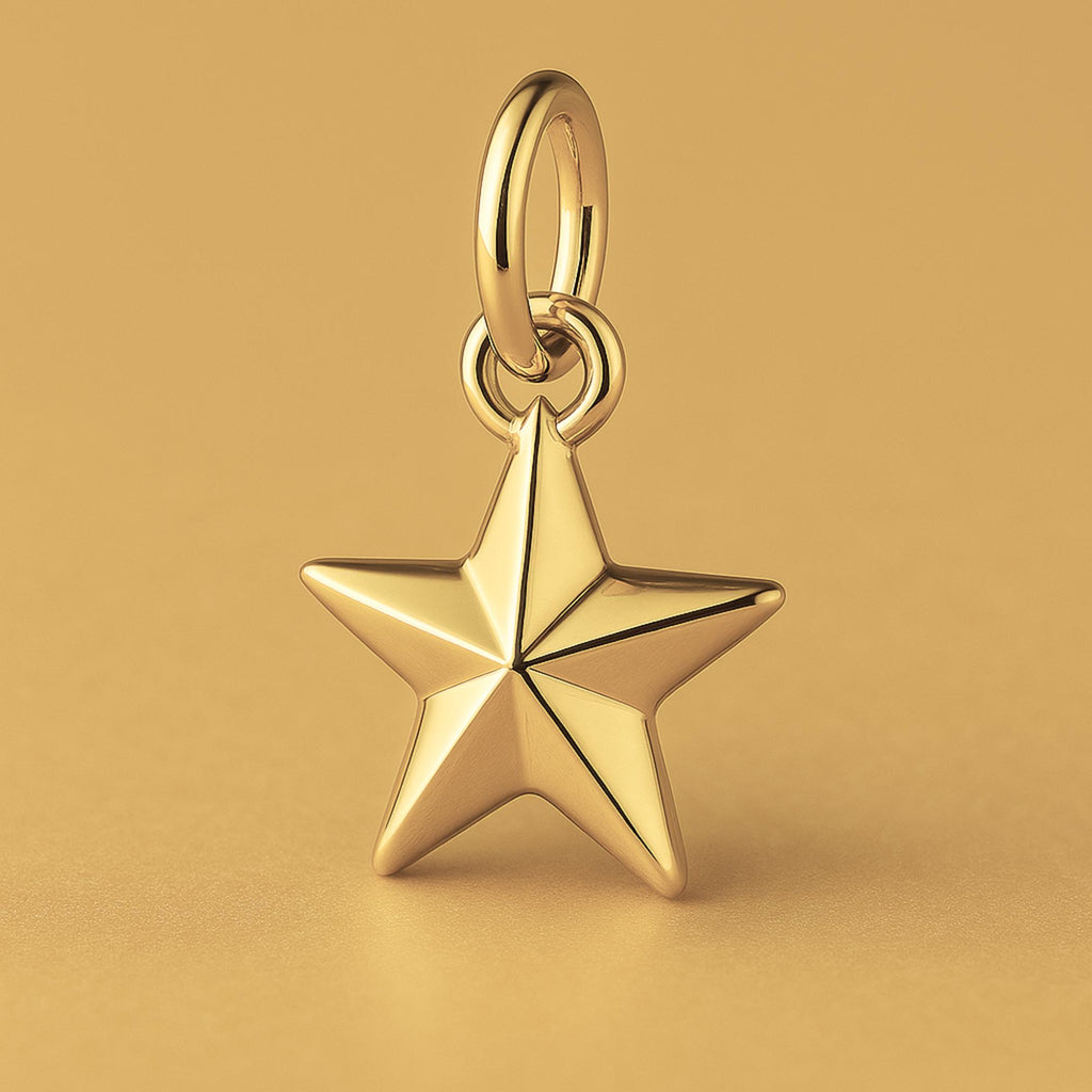 14ct Gold Plated - North Star Charm