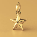 14ct Gold Plated - North Star Charm