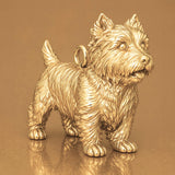 14ct Gold Plated - West Highland White Terrier Dog Charm
