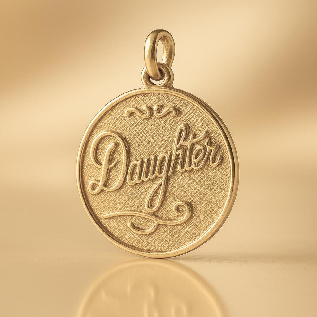 14ct Gold Plated - Daughter Amulet Charm