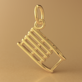 14ct Gold Plated - Christmas Snow Sled Charm