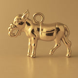 14ct Gold Plated - Farm Mule Charm