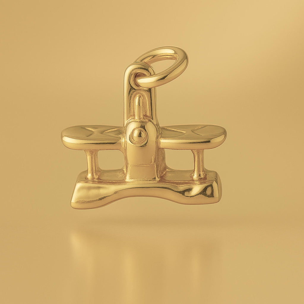 14ct Gold Plated - Balance Scales Charm