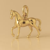14ct Gold Plated - Classic Show Horse Charm