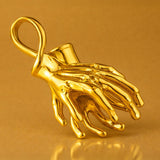14ct Gold Plated - Double Hand Charm