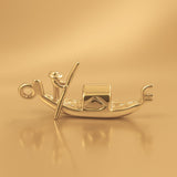 14ct Gold Plated - Venetian Gondola Charm