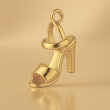 14ct Gold Plated - Ankle Strap Heels Charm