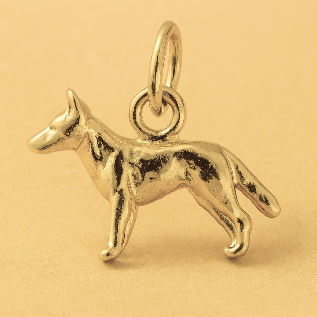 14ct Gold Plated - Farm Dingo Charm