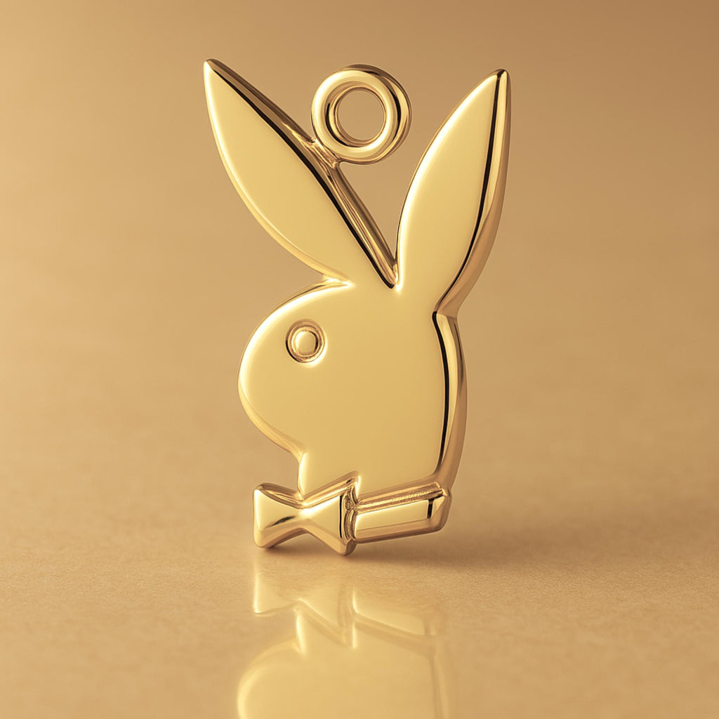 14ct Gold Plated - Iconic Playboy Bunny Charm