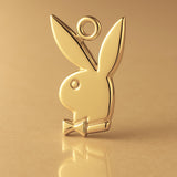 14ct Gold Plated - Iconic Playboy Bunny Charm