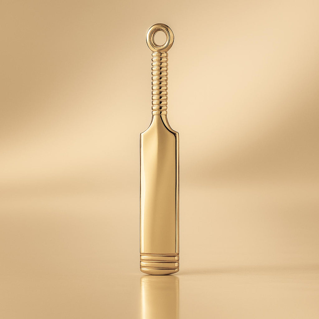 14ct Gold Plated - Classic Cricket Bat Charm