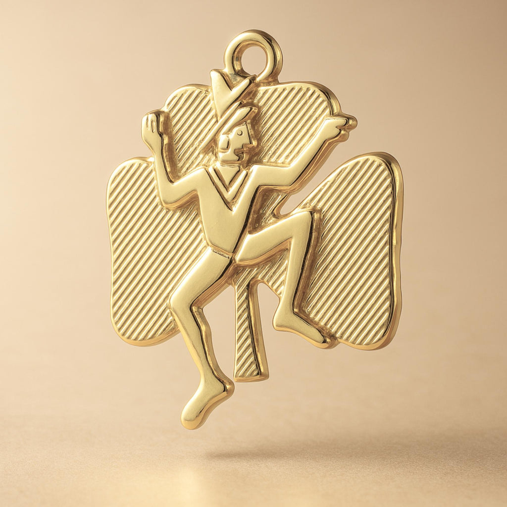 14ct Gold Plated - Lucky Leprechaun Clover Charm