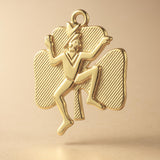14ct Gold Plated - Lucky Leprechaun Clover Charm