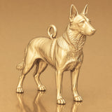 14ct Gold Plated - Belgian Malinois Dog Charm