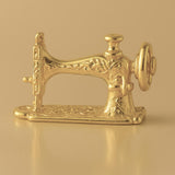 14ct Gold Plated - Vintage Sewing Machine Charm