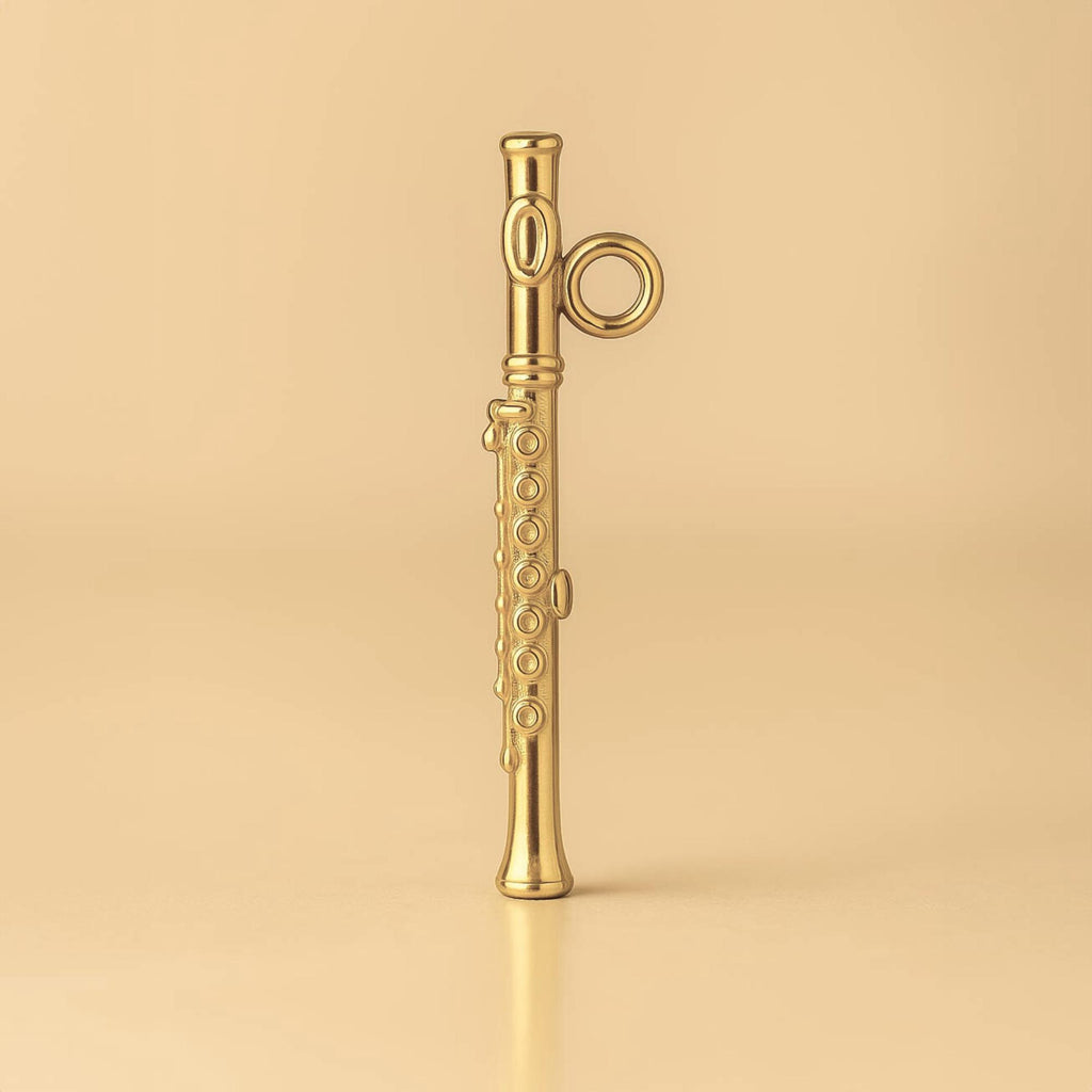 14ct Gold Plated - Concert Flute Charm