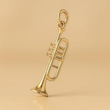 14ct Gold Plated - Herald Trumpet Charm