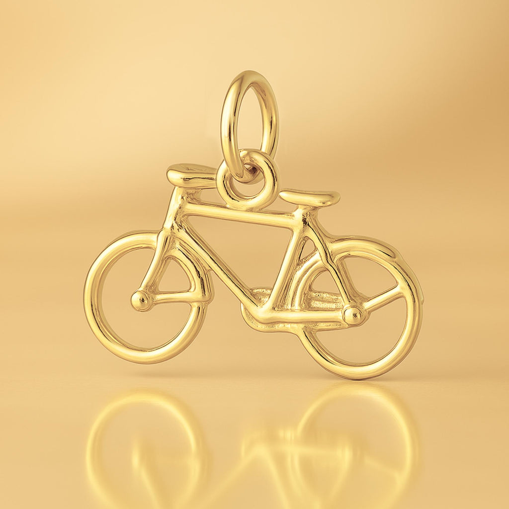 14ct Gold Plated - Classic Bicycle Charm