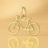 14ct Gold Plated - Classic Bicycle Charm