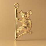 14ct Gold Plated - Drop Bear Koala Charm