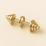 9ct Yellow Gold - Classic Barbell Charm