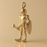 14ct Gold Plated - Medieval Knight Charm