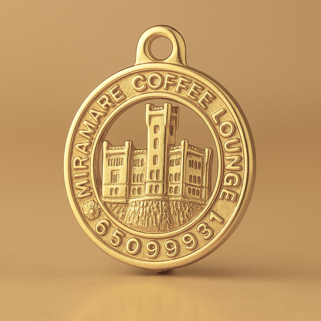 14ct Gold Plated - Miramare Coffee Lounge Charm