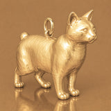 14ct Gold Plated - Pixiebob Cat Charm
