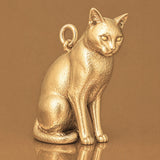 14ct Gold Plated - Chartreux Cat Charm