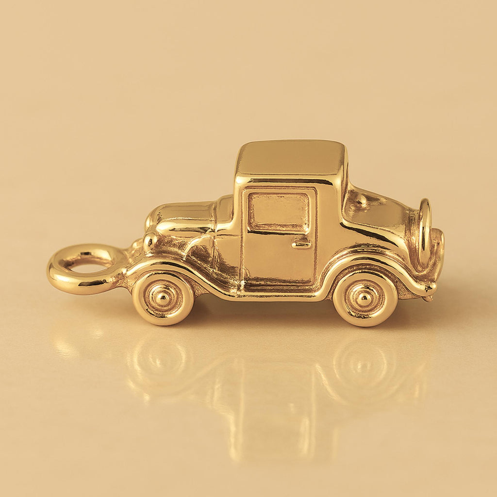 14ct Gold Plated - Vintage Model T Style Car Charm