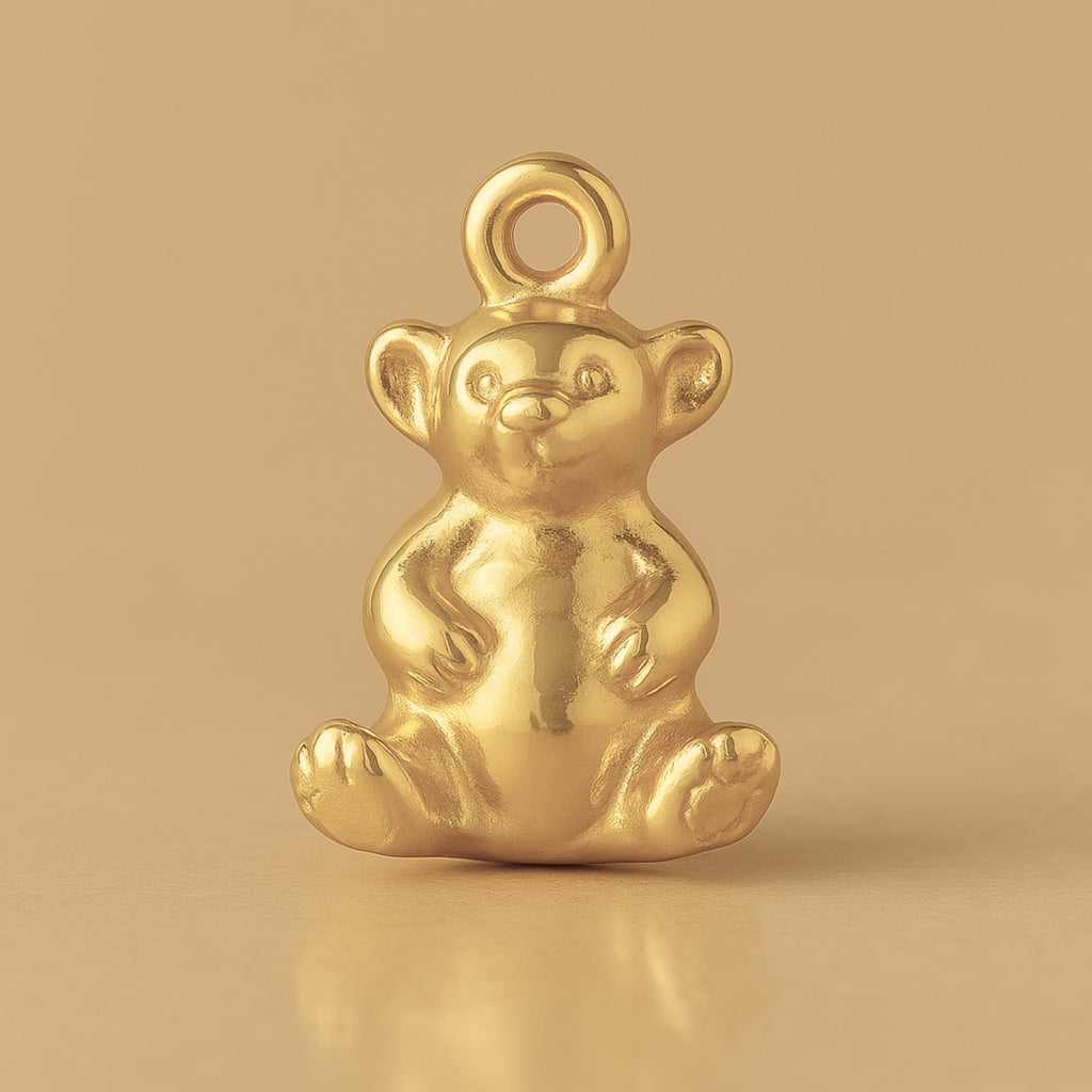 14ct Gold Plated - Mini Teddy Bear Charm